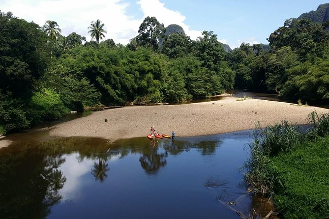 3-in-1 Ultimate Borneo Expedition Adventure - Kayak, Waterfall, Limestone, and a Cold-Water Dip