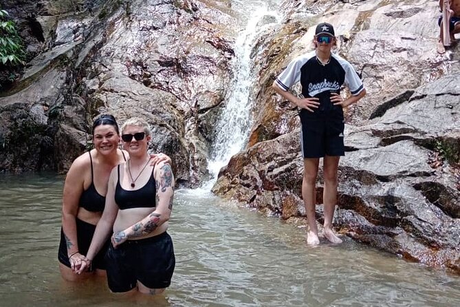 Batu Caves, Waterfalls, Hotspring, Batik & Pewter Tour with Lunch - Kanching Falls: seven tiers, guided walk, and optional dips