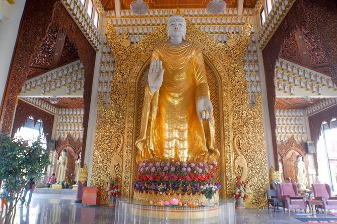 Discover Penang in Half a Day: Culture, Heritage & City Sights - Dhammikarama Burmese Temple: Tall Buddha, Short Visit