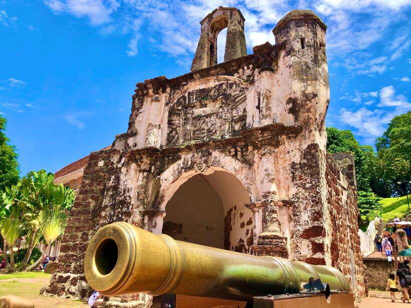 From Kuala Lumpur: Malacca Private Day Tour - St Paul Xavier Church and the Chinatown and temple area