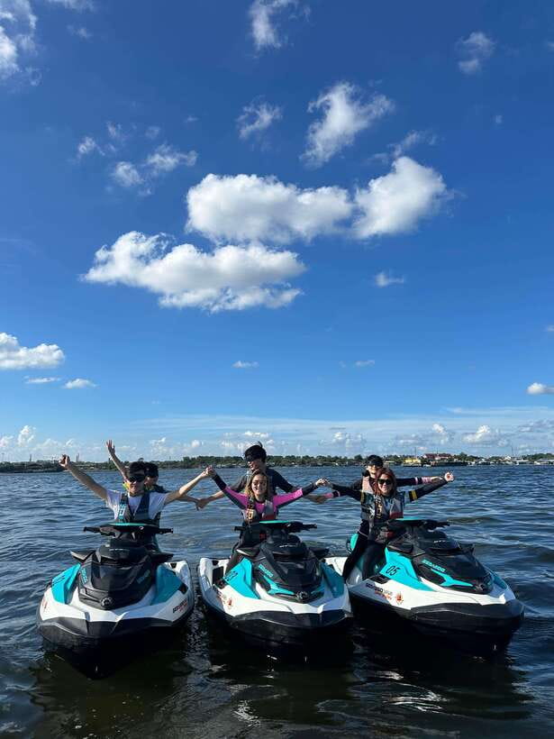 Johor Bahru : Seadoo JetSki 30mins Self Ride Tour (Double) - The best photo-and-spotting moments: Woodlands to TheZon and Stulang