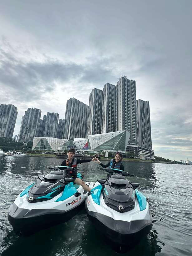 Johor Bahru : Seadoo JetSki 30mins Self Ride Tour(Single) - The route: how the 16km loop turns into sightseeing on water