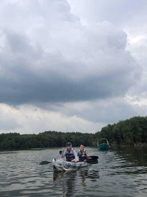 Johor: Sungai Lebam Kayaking with Transfer - Meeting the safety boat and returning to Kuala Sungai Lebam