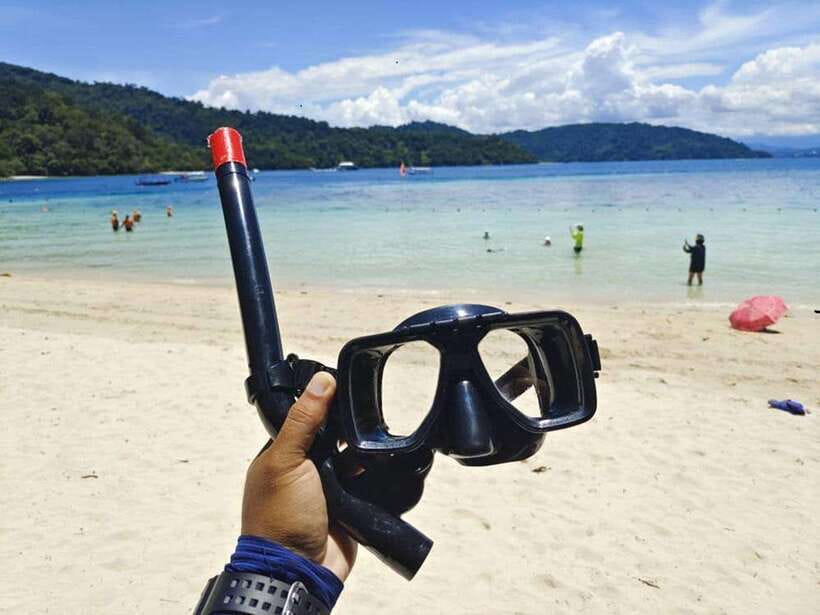Kota Kinabalu: Twin Island Day Trip Tour ( Sapi & Manukan ) - Snorkeling expectations, gear included but reef results vary