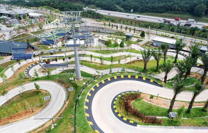 Kuala Lumpur: Skyline Luge Admission Ticket - The practical flow: Skyride up, luge down