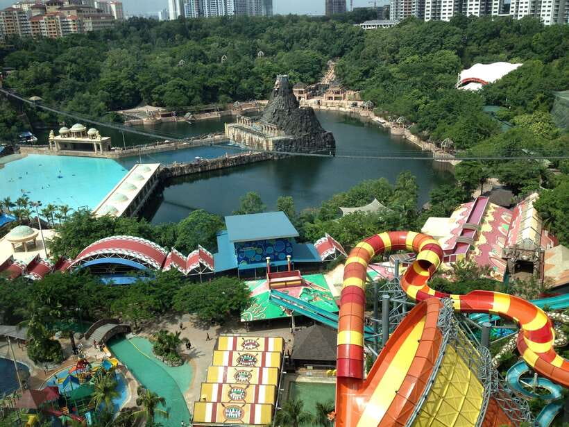 Kuala Lumpur: Sunway Lagoon Theme Park Ticket with Transfer - Extreme Park: long flying fox, zipline, and what is not included