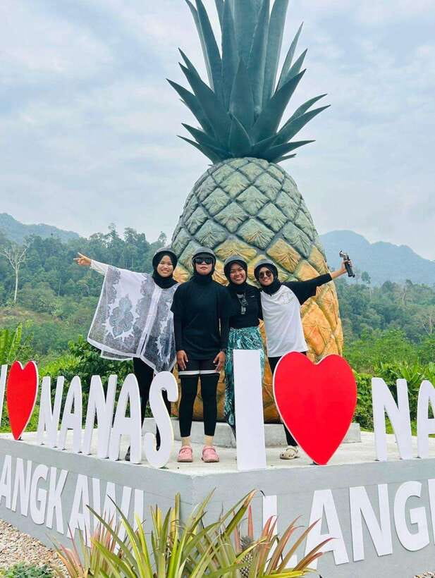 Langkawi:ATV Ride at Matchinchang Mountain Foothill - Mangroves, coconut and pineapple farms, and the stop for fresh fruit