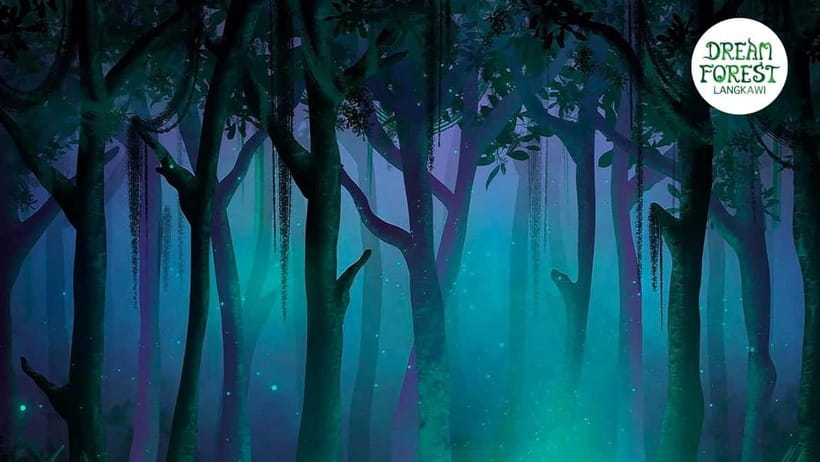 Langkawi: Dream Forest Langkawi Standard Admission Ticket - A night rainforest show with projection mapping in the trees