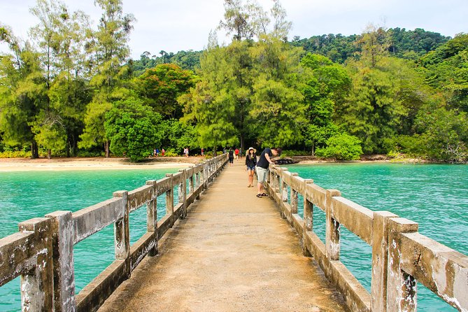 Langkawi Half Day Island Hoping Tour- Sharing basis - The route: Pulau Dayang Bunting boat view to Beras Basah beach time