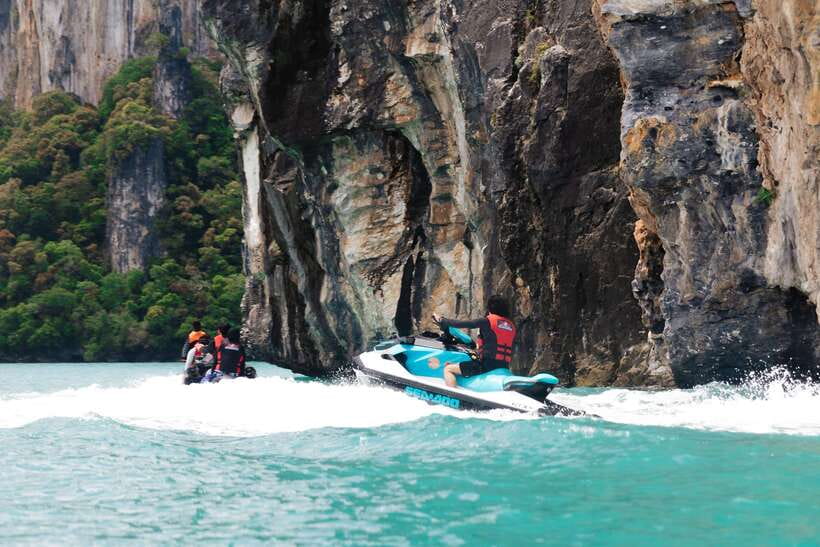 Langkawi: Jet Ski and Parasailing Tour - Jet Ski Tour: limestone, marine areas, and guided viewing