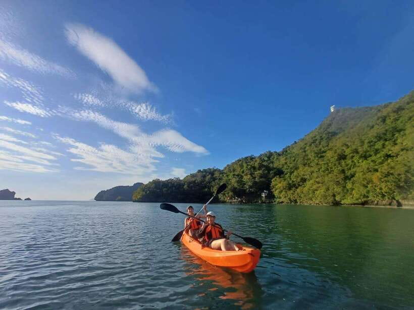Langkawi: Sunset Kayaking Tour - Paddling calm mangrove waters with a guide beside you