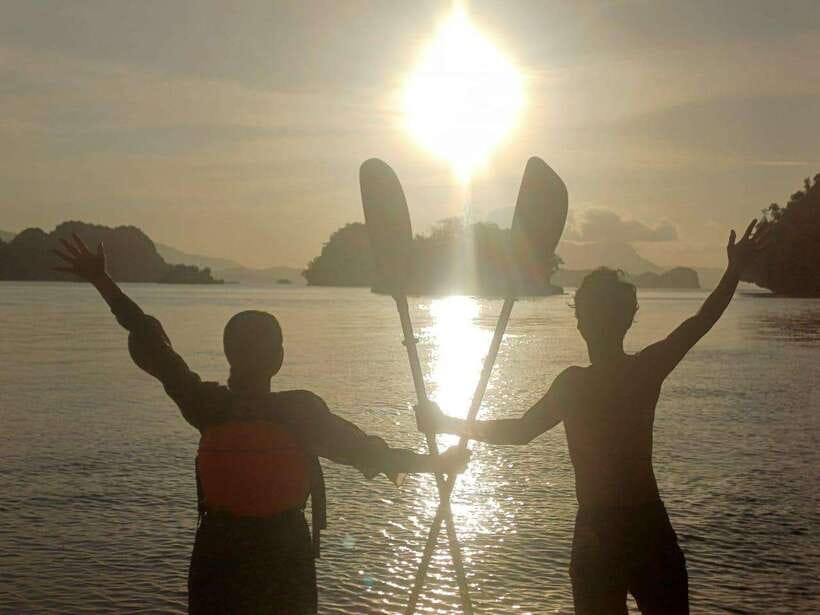 Langkawi: Sunset Kayaking Tour - The included swimming activity: plan for water time