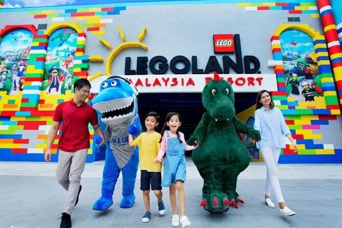 Legoland Malaysia Theme Park E-Tickets - The park layout: eight themed areas plus Miniland