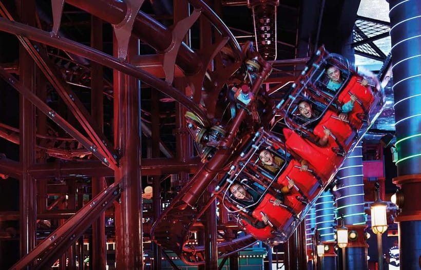 Malaysia: Genting Skytropolis Indoor Theme Park Ticket - The Ride Mix: Thrills, Spins, Drops, and Kiddie Favorites