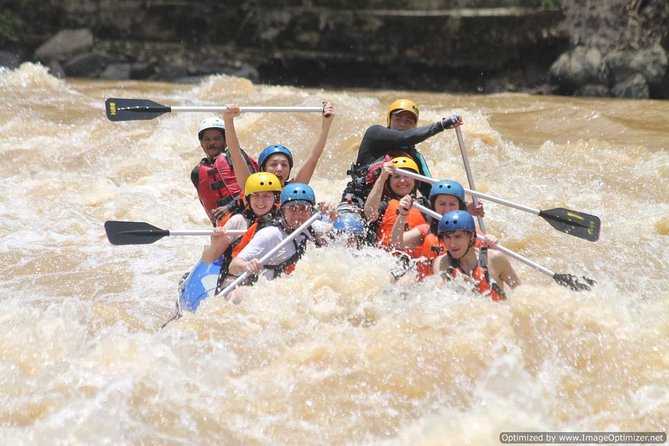 Padas River White Water Rafting from Kota Kinabalu (Grade 3 & 4) - Entering the water: what the grade 3 to 4 rafting feels like
