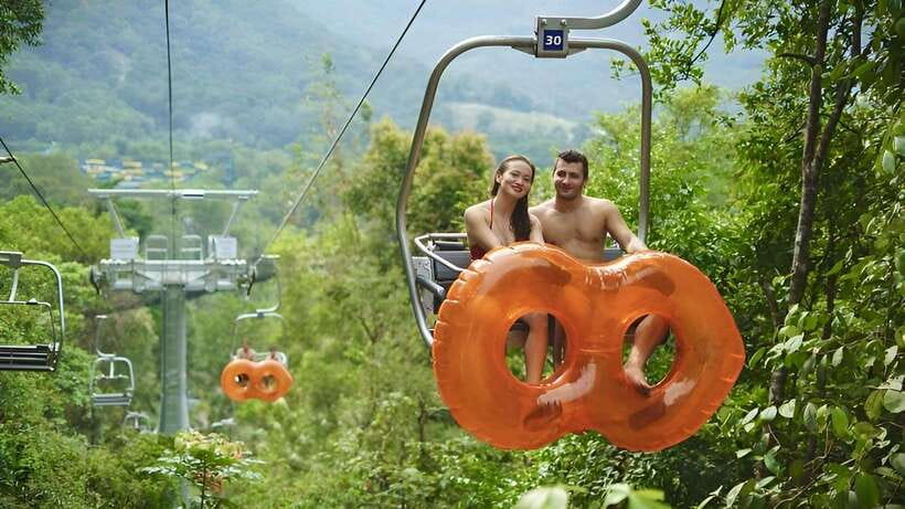 Penang: ESCAPE Theme Park Entry Ticket - Zip thrills: Zip Coaster and Flying Lemur give you the wow factor
