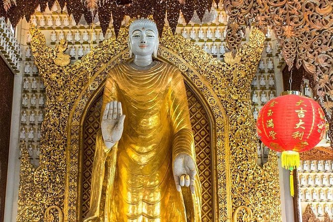 Penang Half Day City Tour Including Tropical Spice Garden - Dhammikarama Burmese Temple: Colorful Stupas and a Quieter Mood