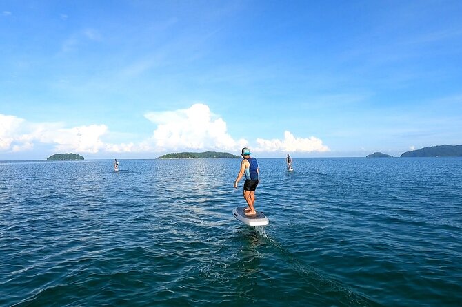 Private Guided E-Foil Experience in Tanjung Aru Beach - Flyer pod for extra stability: when support helps more than ego