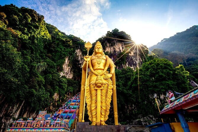 Private Tour: 3 in 1 Day Trip to Batu Caves, Bukit Melawati & Fireflies - Batu Caves: the 272-step approach to a Hindu sanctuary