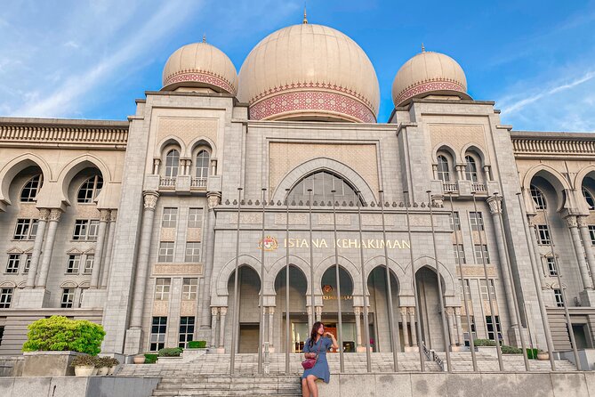Putrajaya Half Day Tour with Pink Mosque & River Cruise(SIC) - Putra Mosque (the Pink Mosque): photo time and dress tips