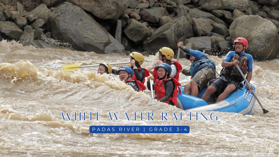 Sabah: White Water Rafting Grade 3-4 at Padas River - Break time and lunch: the calm pocket before round two