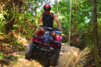 Thrilling ATV Rainforest Off-Road Experience Through Jungle Trail